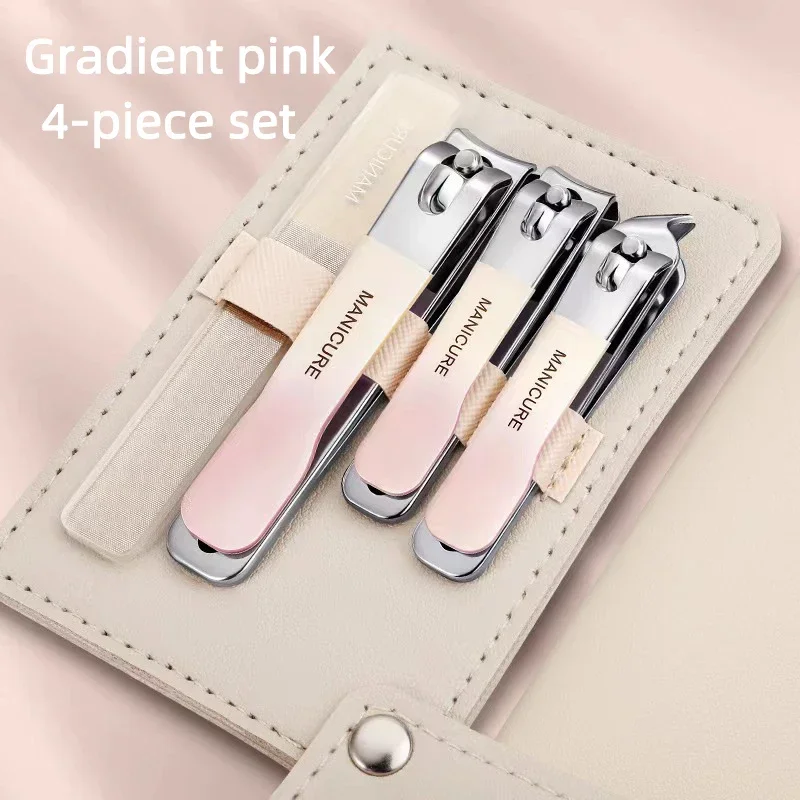 Mens Grooming Travel Kit - 4 Pcs Men/Women Nail Clippers Professional