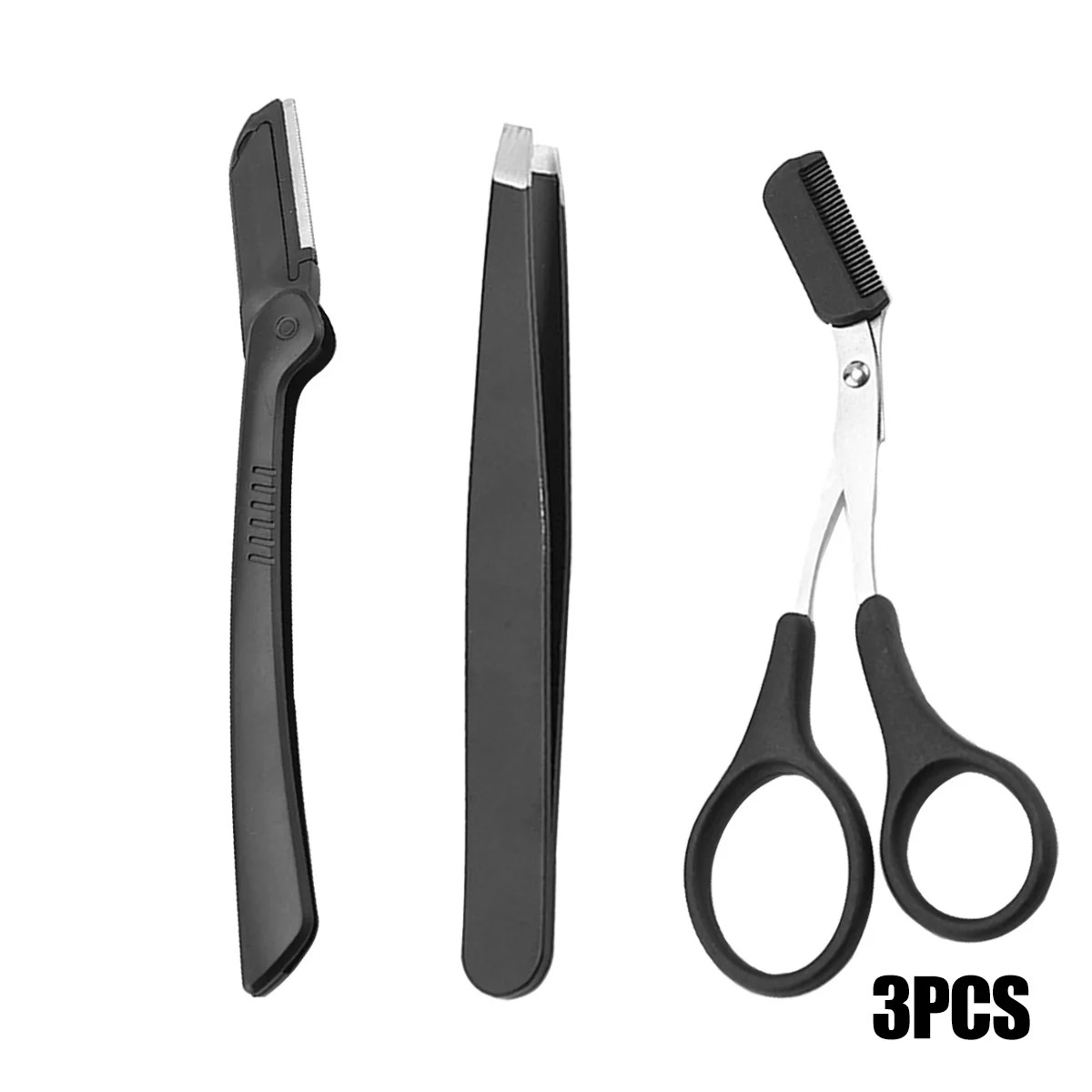 Men'S Grooming Eyebrow Shape - Stainless Steel Eyebrow Grooming Kit –