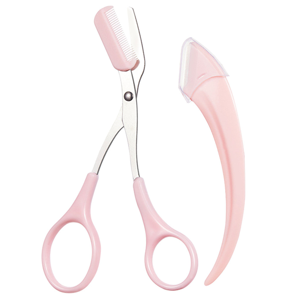 Eyebrow Trimmer Scissors Kit S - Men'S Grooming Eyebrow Shape ulasan dan harga