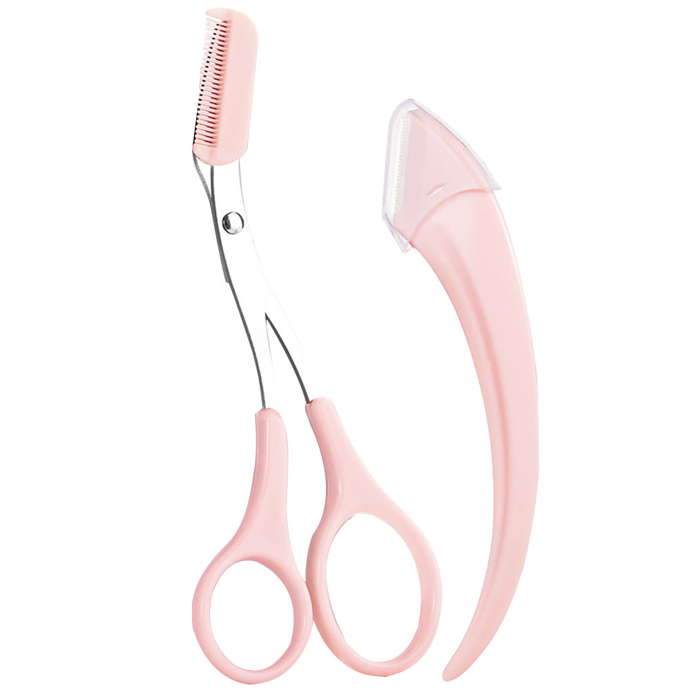 Eyebrow Trimmer Scissors Kit S - Men'S Grooming Eyebrow Shape ulasan dan harga