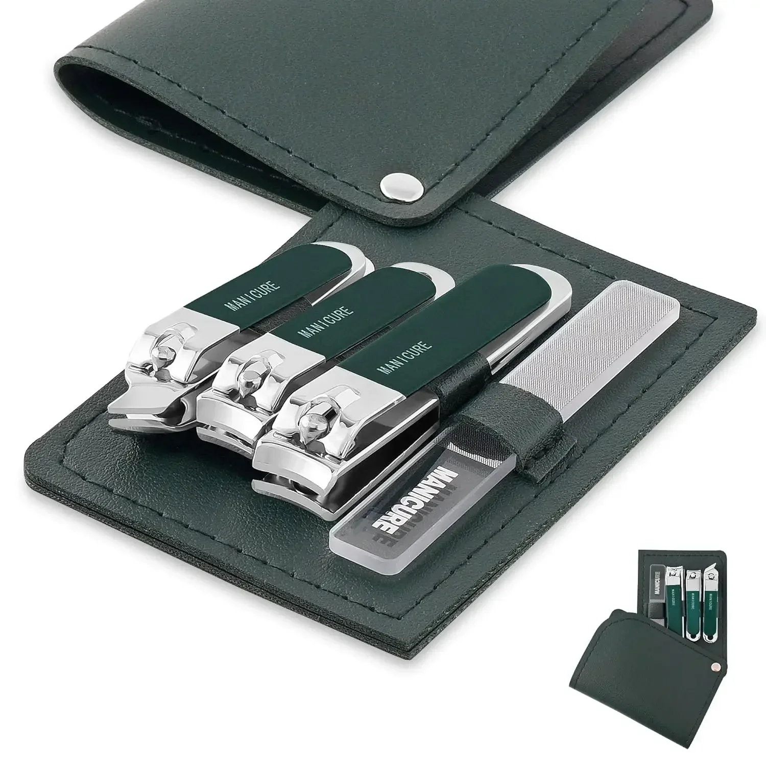 ,4 Pcs Men/Women Nail Clippers - Mens Grooming Travel Kit ulasan dan harga
