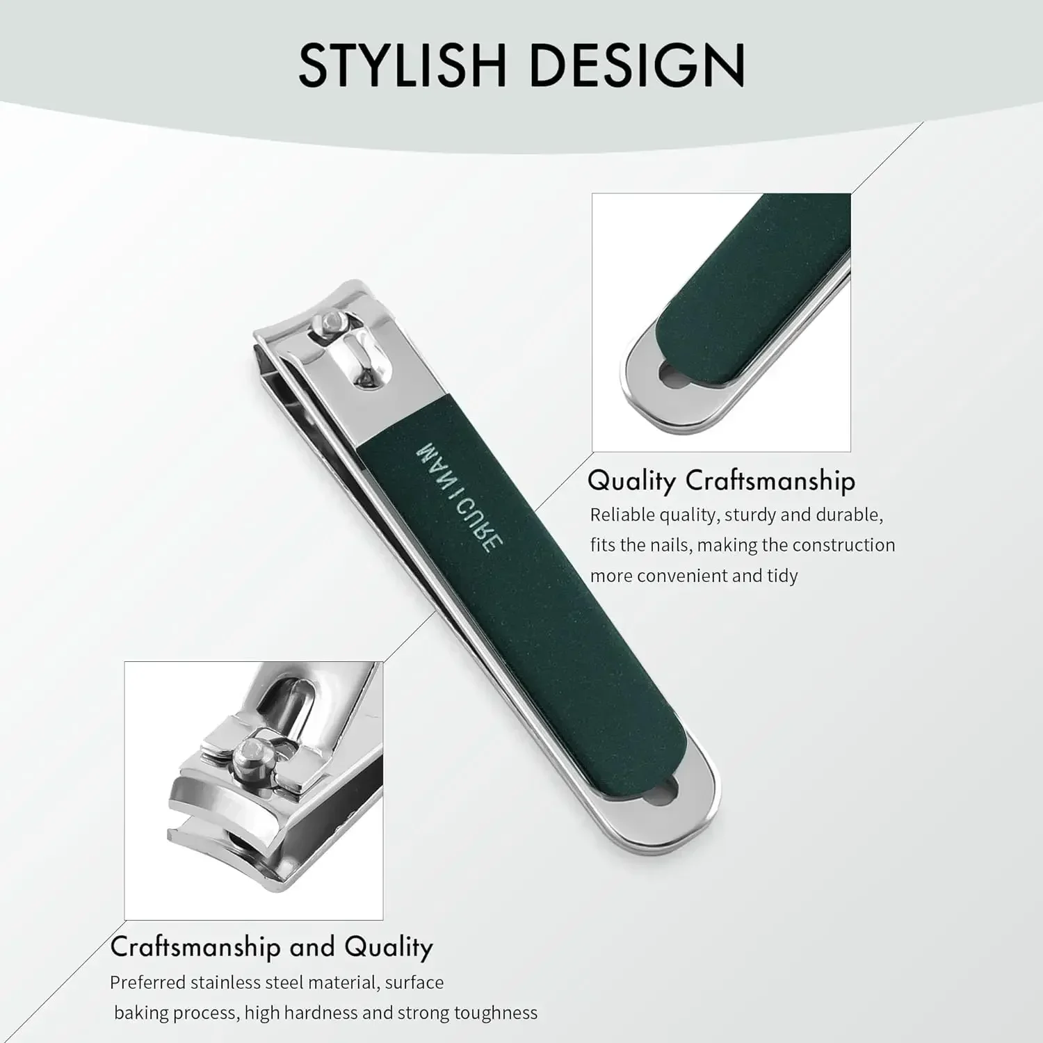 ,4 Pcs Men/Women Nail Clippers - Mens Grooming Travel Kit ulasan dan harga