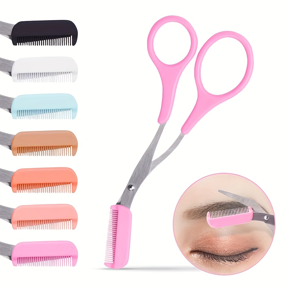 Eyebrow Trimmer Scissor With C - Men'S Grooming Eyebrow Shape ulasan dan harga