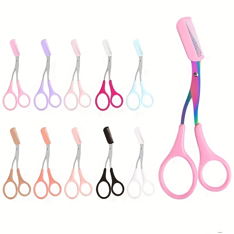 Eyebrow Trimmer Scissor With C - Men'S Grooming Eyebrow Shape ulasan dan harga