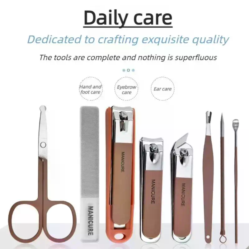 Nail Care Kit Anti-Splatter Ma - Mens Grooming Travel Kit ulasan dan harga