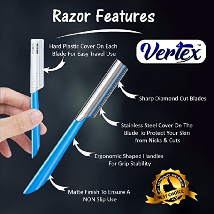 Beard Shaping Razor Tool Musta - Mens Grooming Travel Kit ulasan dan harga