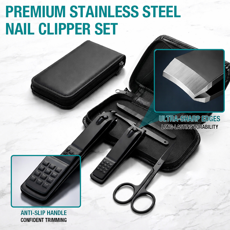 6-IN-1 Portable Nail Clipper S - Mens Grooming Travel Kit ulasan dan harga
