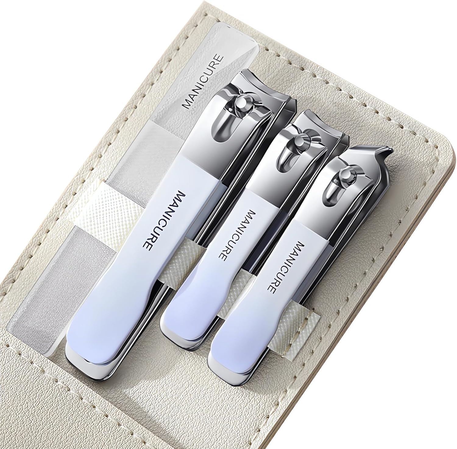4 Pcs Manicure Set Stainless S - Mens Grooming Travel Kit ulasan dan harga