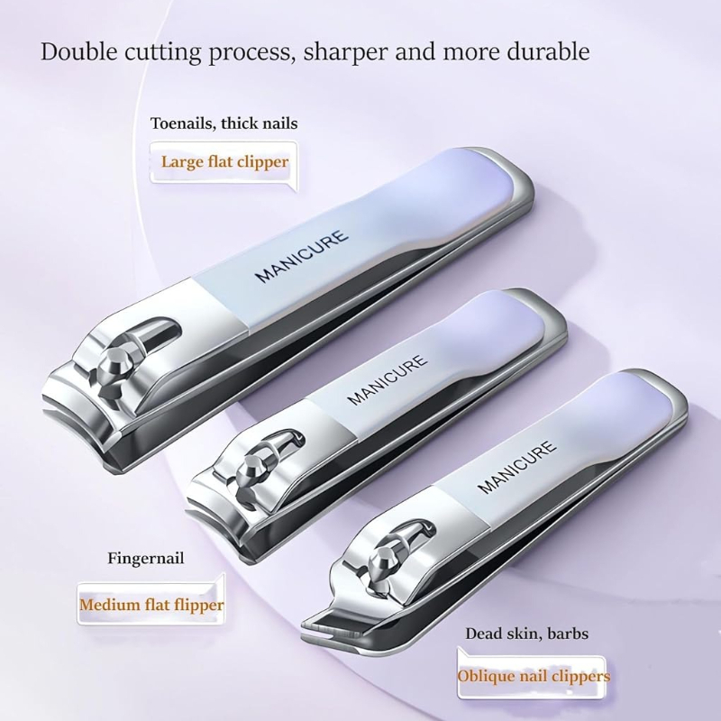 4 Pcs Manicure Set Stainless S - Mens Grooming Travel Kit ulasan dan harga