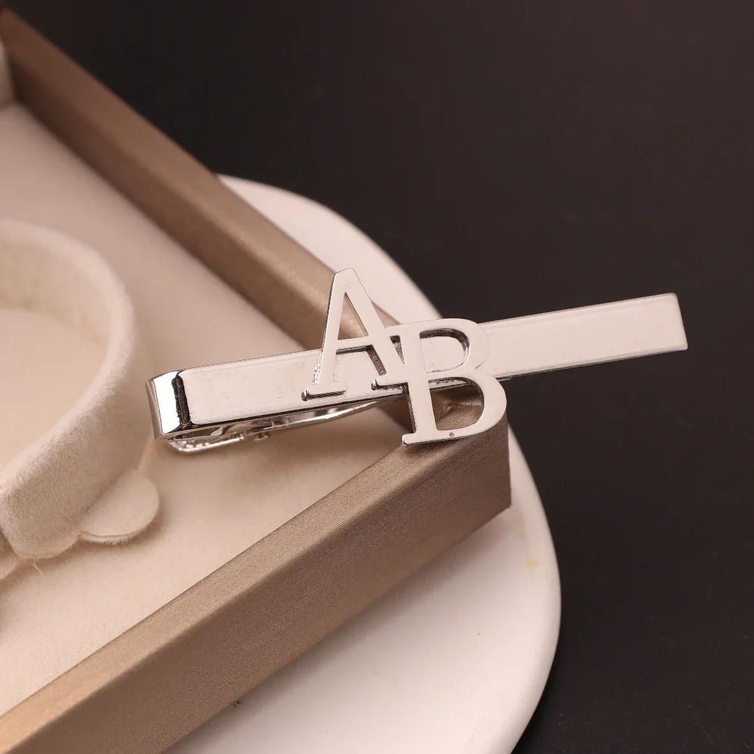 Custom Initial Tie Clip for Gr - Men'S Grooming ulasan dan harga