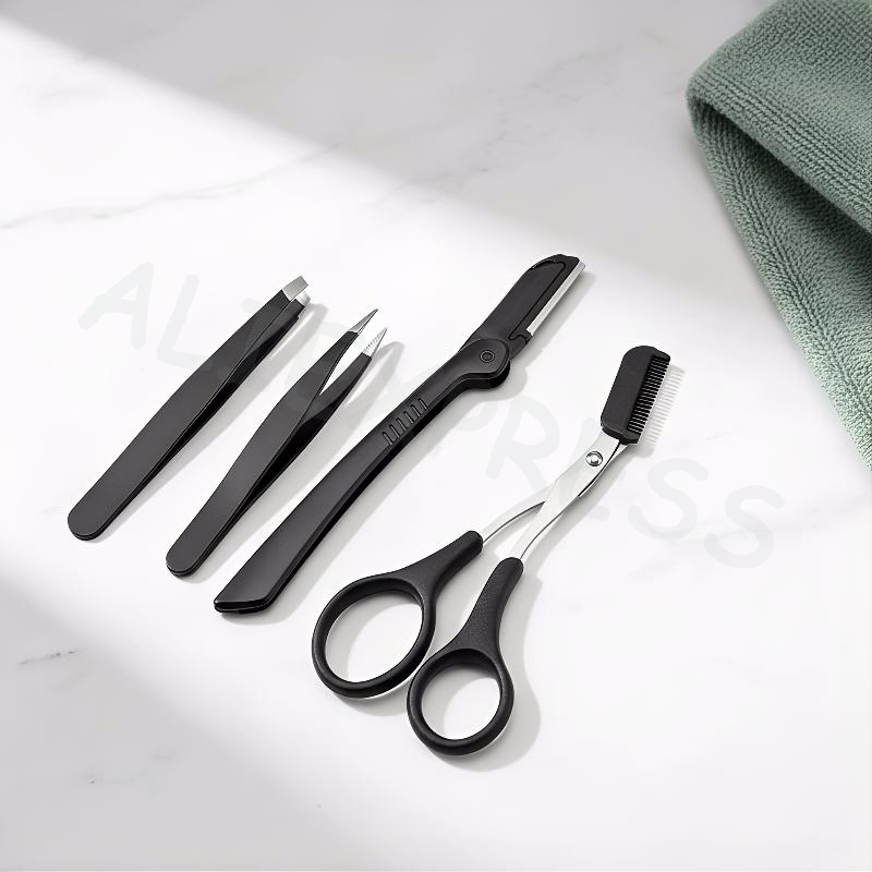 Eyebrow Kit 3pcs Grooming Set  - Men'S Grooming Eyebrow Shape ulasan dan harga
