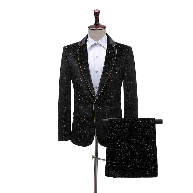 Stylish Formal Men's Velvet Su - Men'S Grooming Studio ulasan dan harga