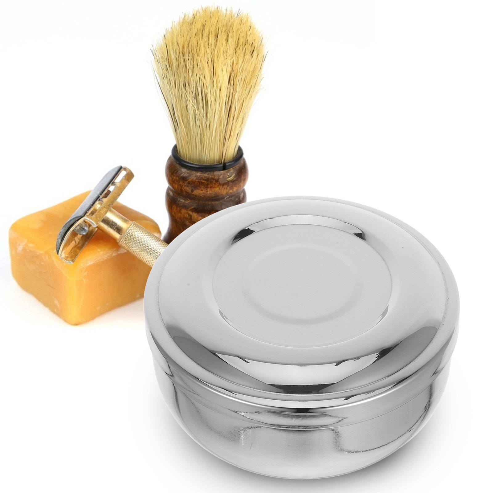 Stainless Steel Metal Shaving  - Mens Grooming Travel Kit ulasan dan harga