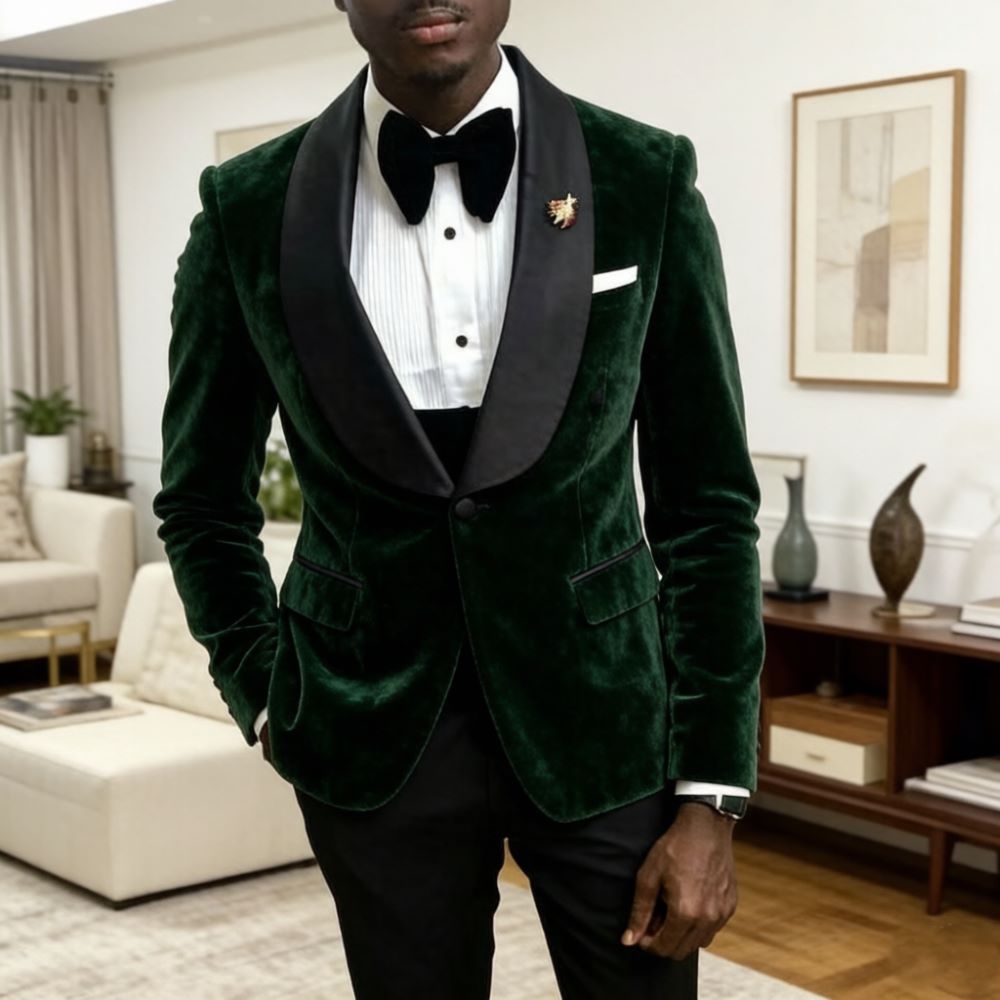 Velvet Slim Fit Suits for Men  - Men'S Grooming Studio ulasan dan harga