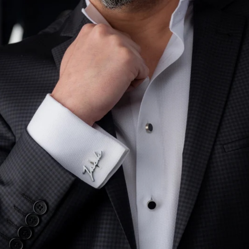 Custom Name Cufflinks 18K Gold - Men'S Grooming ulasan dan harga