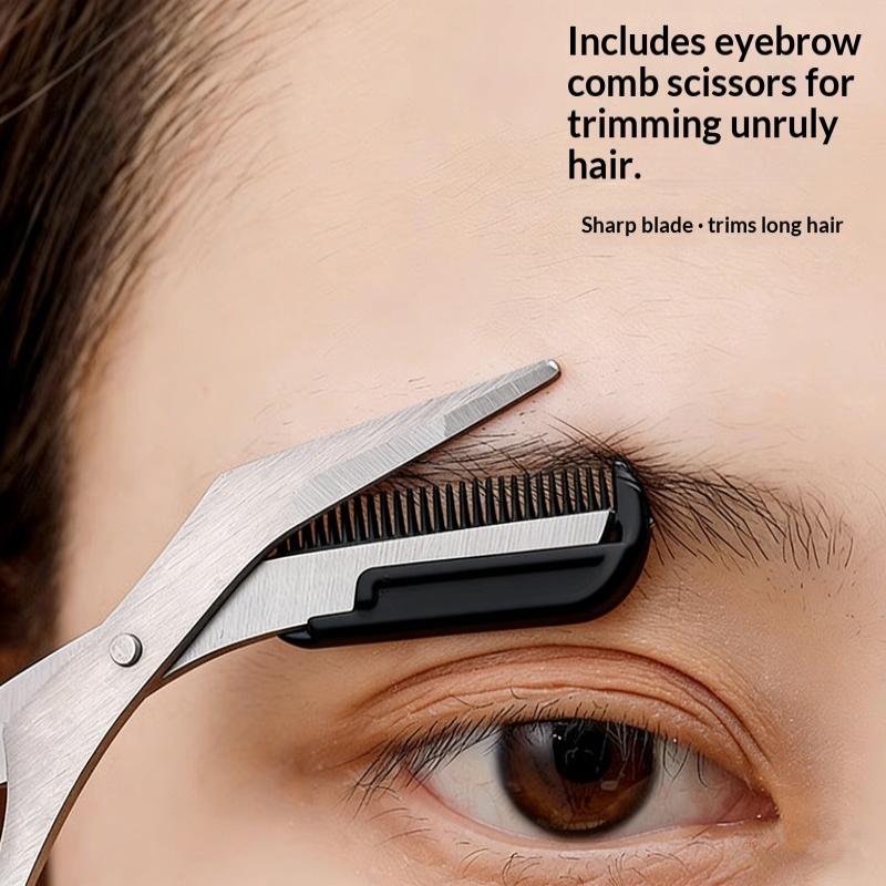 Eyebrow Grooming Kit Stainless - Men'S Grooming Eyebrow Shape ulasan dan harga